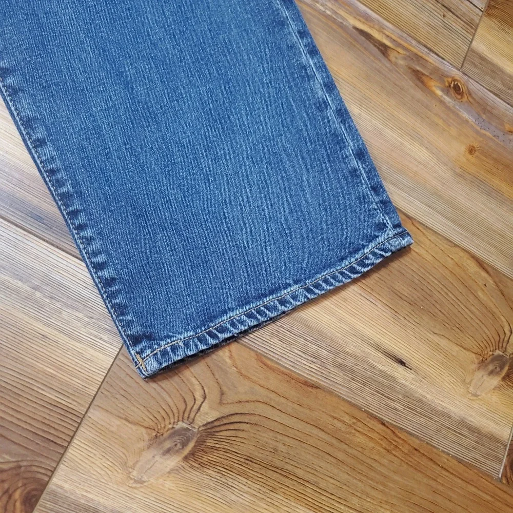 Polo Ralph Lauren Hampton Relaxed Straight Jeans Mens 42x30 Blue Denim Stretch